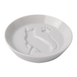 Skleda za omako CAT, bela, keramika, MIJ