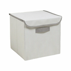 Aberto Design Kutija za odlaganje stvari YLC420, Sivo-bela