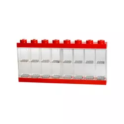 LEGO IZLOŽBENA POLICA ZA 16 MINIFIGURA: CRVENA