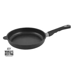 Frying pan, aluminum, 26 cm, height 5 cm, induction - AMT Gastroguss