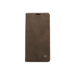 Maska za telefon LEATHER RETRO FLIP za Huawei P50, Tamnobraon