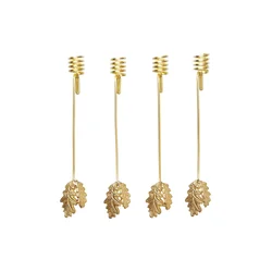 Dekorativen svečnik ferm LIVING 4-pack rumena barva