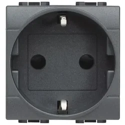VTIČNICA 2P+E 10/16A 250V BREZ VIJAKA L4141AN
