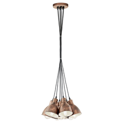 Eglo 49494 - Luster PRIDDY 1 7xE27/60W/230V