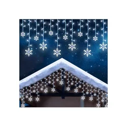 LED božićna spoljašnja zavesa 224xLED 3,5x0,75 m IP44 hladna bela