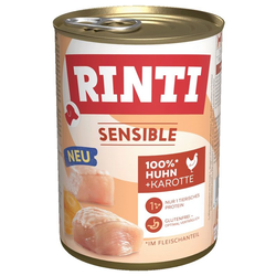 RINTI SENSIBLE piščanec & korenje v konzervi 400 g