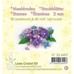 Leane Creatief Flower Pistil Prašniki Light Purple
