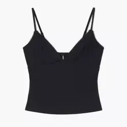 Cropp - Top na bretele - CRNO