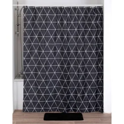 Zavesa za kadu + 12 pp kukica 180x200 cm osaka tendance
