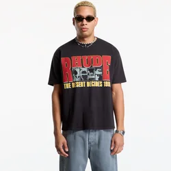 Majice Rhude The Desert Decides Tee Vintage Black/ Red/ Multi XXL