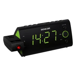 Digitalni sat sa alarmom SENCOR SRC 330 GN zeleni
