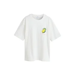 Next Majica Lemon rumena/roza/črna/bela