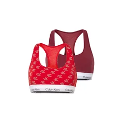 Calvin Klein Underwear Nedrček rdeča/bordo/bela