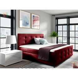 Boxspring postelja Viena - 200x200 cm