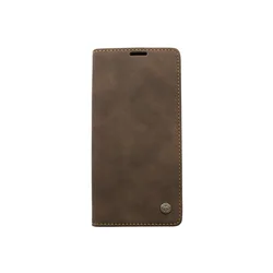 Maska za telefon LEATHER RETRO FLIP za Huawei P50 Pro, Tamnobraon