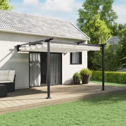 Gazebo 300 x 300 x 200 cm Krem Poliester
