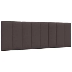 Vidaxl Blazina za vzglavje Hanko temno rjava 120 cm blago