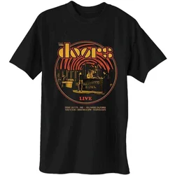 The Doors Majica 68 Retro Circle Unisex Black XL