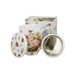 shumee Skodelica za infuzijo čaja Peony 350 ml