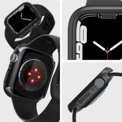 Maska Spigen Thin Fit za Apple Watch 7 (45mm) crna