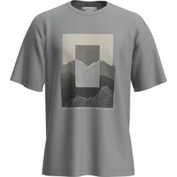 icebreaker Merino 150 Tech Lite SS Relax Tee Mtn Shi majica, proto grey (L)