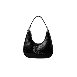 Calvin Klein Torba za čez ramo BOLD CK OUTLINE črna