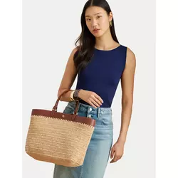 Ročna torba LAUREN RALPH LAUREN 431982183001 Rjava