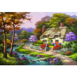 AnaTolian - Puzzle Kim: Spring Cottage - 500 kosov
