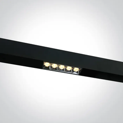 LINEARNA LED SVJETILJKA MAGNET 12W/48V/3000K/960lm CRNA