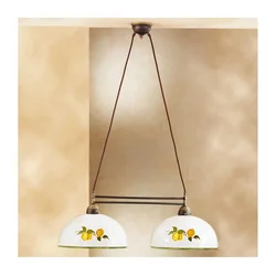 Kolarz 731.82.129 - Luster na sajli NONNA 2xE27/75W/230V sa motivom limuna