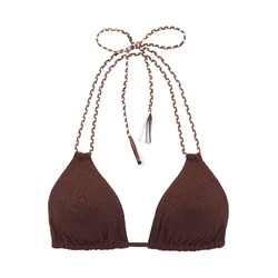 s.Oliver Bikini zgornji del čokolada / temno rjava
