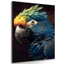 Slika modro zlati papagaj - 80x120