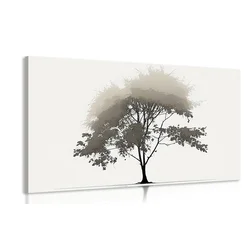 Slika minimalistično listnato drevo - 40x30