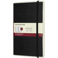 Moleskine pametni blok Paper Tablet XL01, črtast, črn