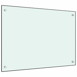 Kuhinjska zaštita od prskanja mliječna 70 x 50 cm kaljeno staklo