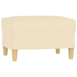 Vidaxl Stolček za noge krem 60x50x41 cm blago
