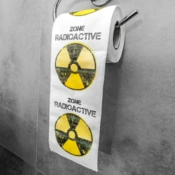 Šaljivi toalet papir Radioaktive Zone XL