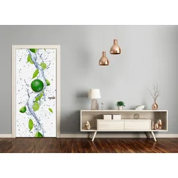 tulup.si Samolepilni tapete na vratih Lime 85x205 cm