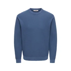 Only & Sons Pulover ONSTONY modra