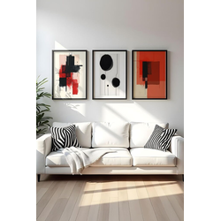 Wallity Uramljena slika Huhu429, 30x40 cm , 3 dela