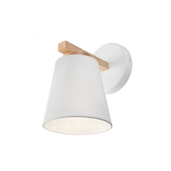 Zidna lampa ELLIE 1xE27/60W/230V, bela