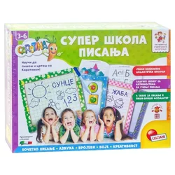 Lisciani Carotina SR edukativna igra super škola pisanja RS65455