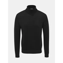 JACK & JONES Pulover JJEEMIL, črna