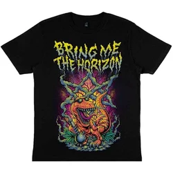 Bring Me The Horizon Majica Smoking Dinosaur Unisex Black XL