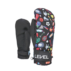 LEVEL Dečije rukavice za skijanje JUKE Junior MITT PATTERN VZOR34, Šarene