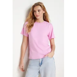 Trendyol Milla Ženska majica TWOSS23TS00000, Roze