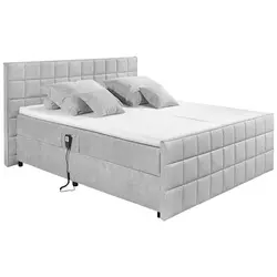 BOXSPRING KREVET 180/200 cm  svetlosiva