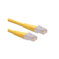 ROLINE S/FTP (PiMF) Patch Cord, Cat.6, yellow 15.0m
