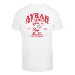 Mens T-shirt Ayran The Streets white
