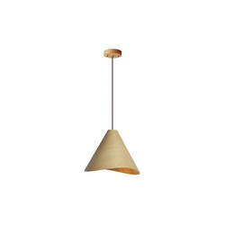 Drveni luster na sajli 1xE27/60W/230V, prečnika 45 cm, masivan/hrast/kaučukovac